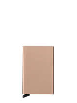 Aluminium Card Holder Secrid Brown alu 00C