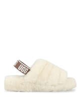 Slippers fluff yeah in leather-UGG-vue-porte