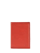 Leather Wallet Marina Katana Red marina 753046