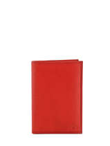 Wallet Leather Katana Red marina 753018