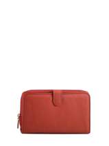 Continental Wallet Leather Katana Red marina 753054