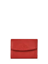 Leather Marina Wallet Katana Red marina 753031