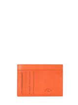 Card Holder Leather Katana Orange marina 753001