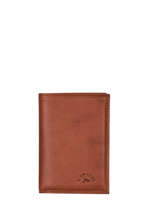 Card Holder Leather Katana Brown marina 753038
