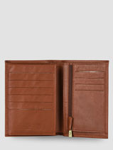Wallet Leather Katana Brown marina 753018-vue-porte