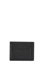 Leather Foulonn Cardholder Yves renard Black foulonne 2330