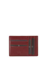 Wallet Leather Hexagona Red soft 227143