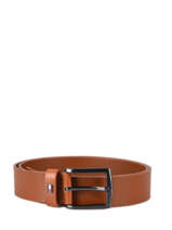 Leather men's belt-TOMMY HILFIGER