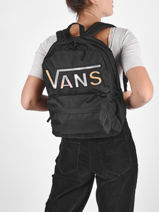 Backpack Vans Black backpack VN0A3UI8-vue-porte