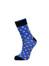 Socks Louis Manon Cabaia Blue socks MAN-vue-porte