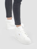 Sneakers mayze mid in leather-PUMA-vue-porte