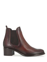 Leather ankle boots-TAMARIS