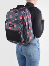 Backpack Pinnacle Eastpak Gray pbg authentic PBGK060-vue-porte