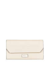 Slim Leather Wallet Ninon Lancel White ninon A09986
