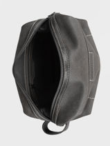 Leather Joseph Toiletry Bag Arthur & aston Black marco 17-vue-porte