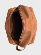 Leather Joseph Toiletry Bag Arthur & aston Brown marco 17-vue-porte
