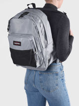 Backpack Pinnacle Eastpak Silver pbg authentic PBGK060-vue-porte