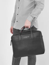 Essentiel Briefcase With 15" Laptop Sleeve Tommy hilfiger Blue essentiel AM07999-vue-porte