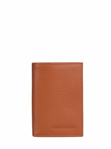 Longchamp Le foulonn Passport cover Brown