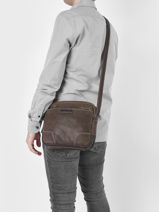 Leather Joseph Crossbody Bag Arthur & aston Brown marco 10-vue-porte