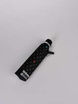 Foldable Umbrella Isotoner Black parapluie 9189