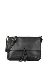 Vintage Crossbody Bag Flora & co Black grained F8044