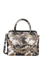 Turin Satchel With Camouflage Print Guess Silver turin RG840006