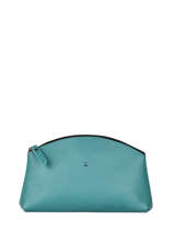 Etui Zipp� Madras Cuir Etrier Bleu madras EMAD753