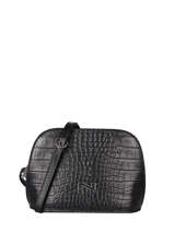 Leather Lilou Croco Crossbody Bag Nathan baume Black egee 2CR