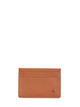 Card Holder Leather Etrier Brown madras EMAD053
