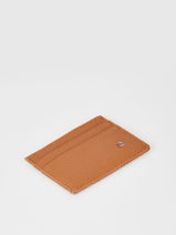 Card Holder Leather Etrier Brown madras EMAD011-vue-porte