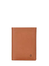 Leather Wallet Madras Etrier Brown madras CA1989