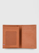 Wallet With Card Holder Madras Leather Etrier Brown madras EMAD748-vue-porte