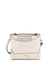 Top Handle M Ninon Leather Lancel Beige ninon A09222