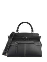 Medium Leather Inès Top-handle Bag Lancel Black ines A11907