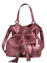 Medium Leather Bucket Bag Premier Flirt Python Lancel premier flirt A10529