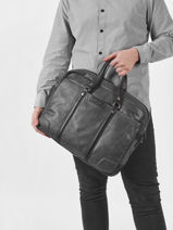 Porte Documents (main) Arthur & aston Noir marco 1-vue-porte