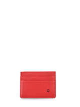 Porte-cartes Madras Cuir Etrier Rouge madras EMAD011