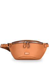 Leather Ninon Belt Bag Lancel Brown ninon A11818