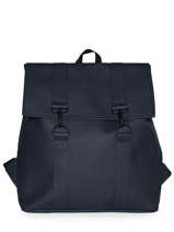 Backpack 1 Compartment + 15'' Pc Rains Blue boston 12130