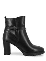 Leather ankle boots-TAMARIS
