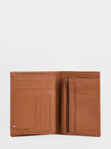 Wallet/ Purse Leather Etrier Brown madras EMAD271-vue-porte