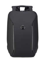 Securain Business Backpack With 14" Laptop Sleeve Delsey Black securain 1020610-vue-porte