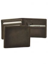 Wallet Soft Vintage Leather Lancaster Brown soft vintage homme 120-11