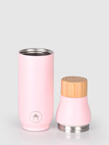 Water Bottle 750ml Cabaia Pink bottle M-vue-porte