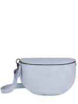 Sac Banane Caviar Cuir Milano Bleu caviar CA21123
