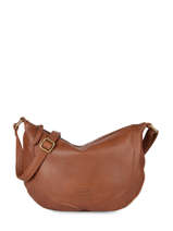 Shoulder Bag Cow Leather Basilic pepper Brown cow BCOW43