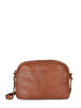Shoulder Bag Cow Leather Basilic pepper Brown cow BCOW45