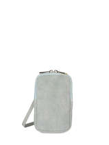 Leather Velvet Phone Bag Milano Green velvet VE21104G