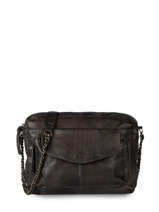 Leather Naina Crossbody Bag Pieces Black naina 17122474